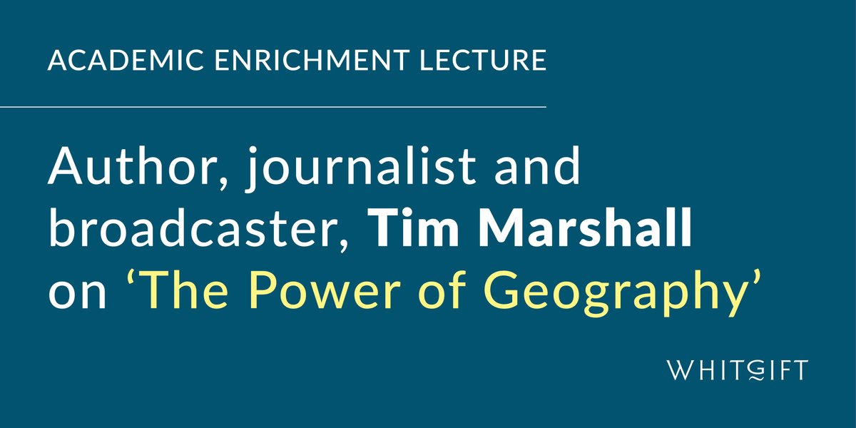 WhitgiftSchool1's tweet photo. Whitgift is pleased to welcome author, journalist and broadcaster, Tim Marshall on-site today to speak with students on current conflicts, while focusing on his bestselling books ‘Prisoners of Geography’ and ‘The Power of Geography’.
@Itwitius #WhitgiftGeography #WhitgiftVisitor https://t.co/SpOlFR0Rk4