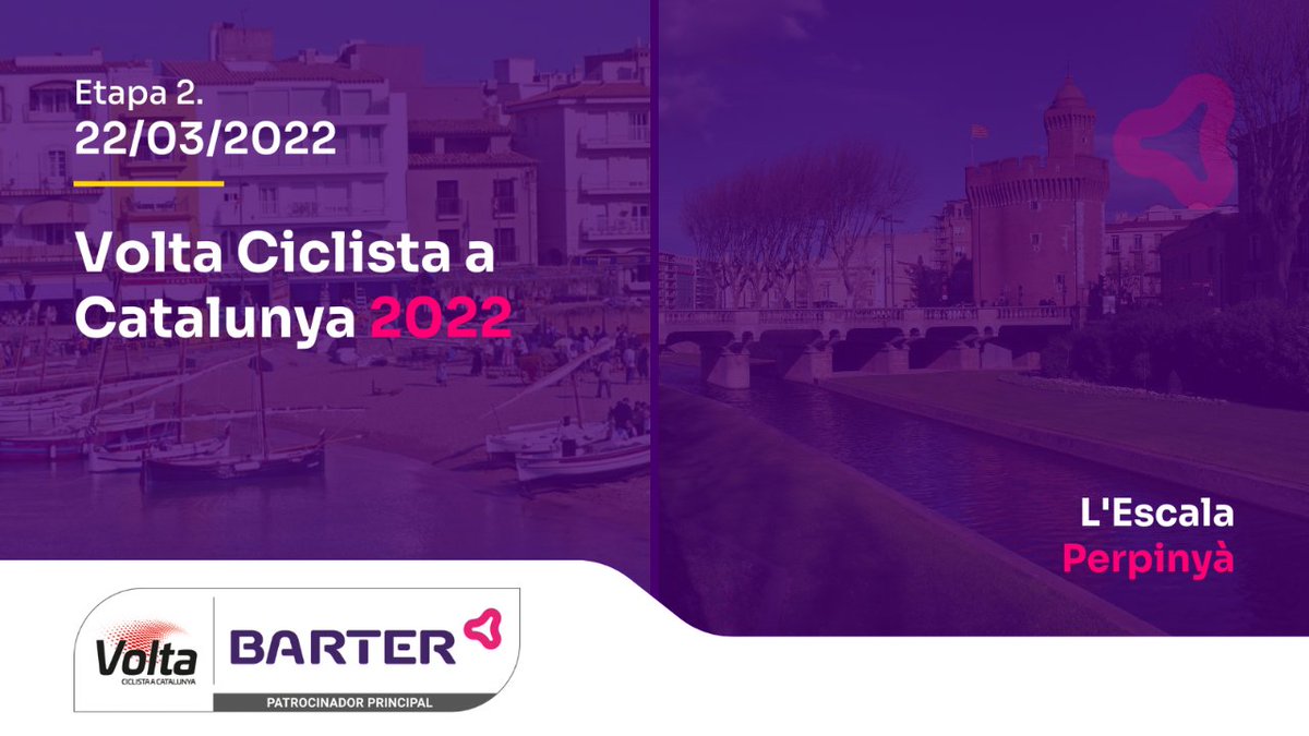 BarterEnergy's tweet photo. 🚵 Continuamos con la segunda etapa de la @VoltaCatalunya 2022 desde L'Escala, Perpinyà. Y con los nervios a flor de piel😊
#Barter #ThePowerOfSharing #voltacatalunya101 # L'Escala #Perpinyà #CompartimosElSol https://t.co/C8NsFjoXxq