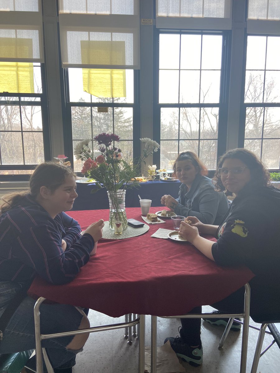 Friday was all about finding joy at our “Spill the Tea” tea party for our book club novels