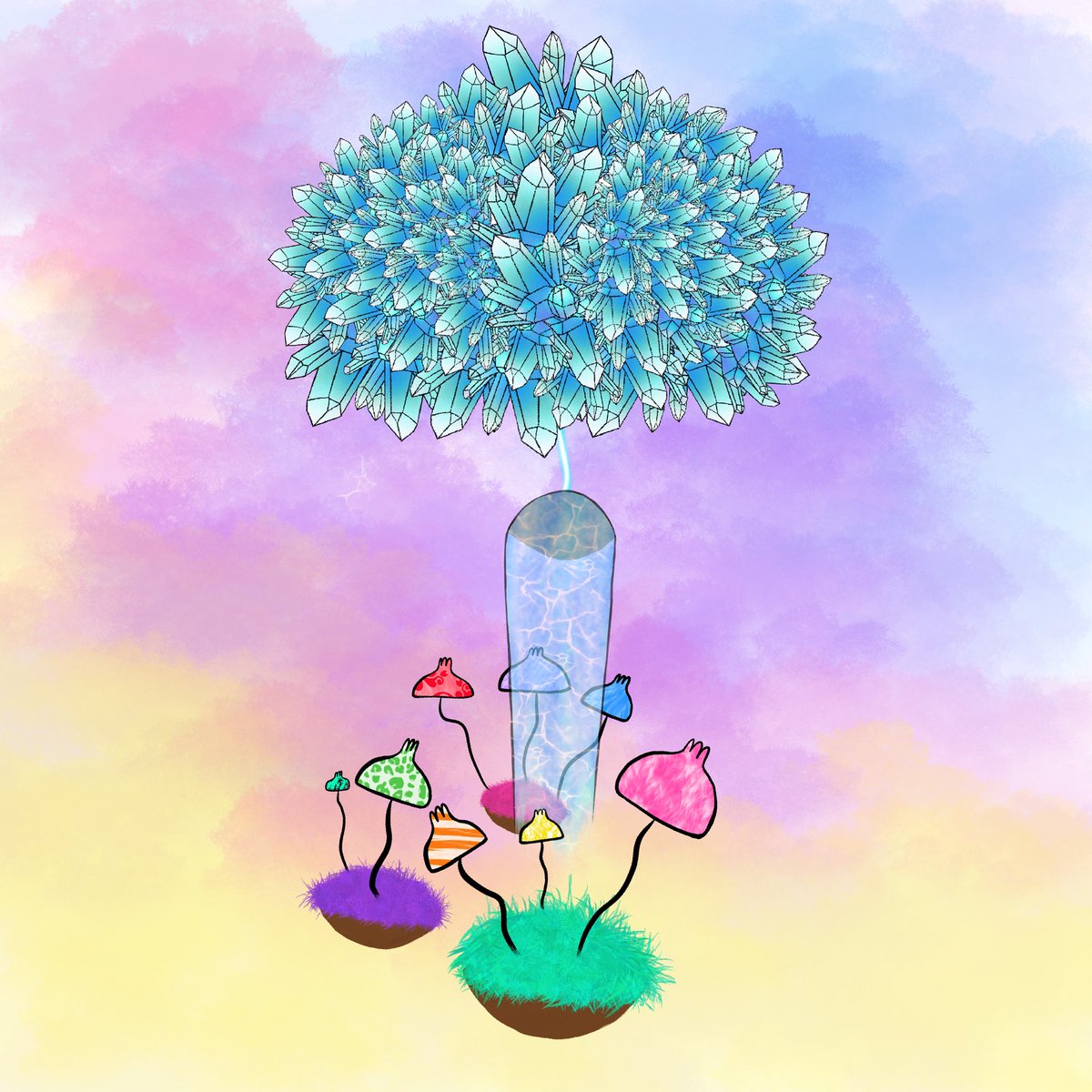 Beamonft's tweet image. This majestic, crystal Beable is where you’ll find the King and Queen of Beamoverse💎 a beautiful waterfall runs down from the Beableverse kingdom and supplies all the islands with much needed nutrients🌳 #NFTCommmunity 

instagram.com/p/CbZwPURIUbx/…