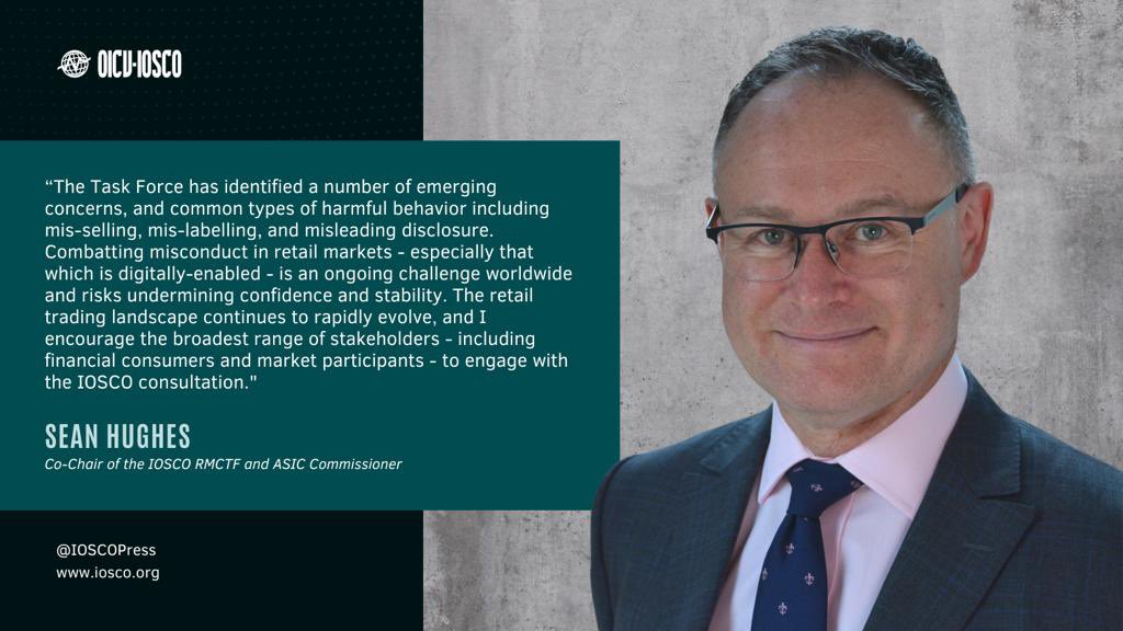 IOSCOPress's tweet photo. IOSCO consults on recent retail investor trends and related conduct implications.
Comments may be submitted on or before 23 May 2022.
For more information read the Press release: https://t.co/uySAyOQV7x
#retailmarket #retail #investors #RMCTF #COVID19 #investoreducation https://t.co/u2IGXDNgNN