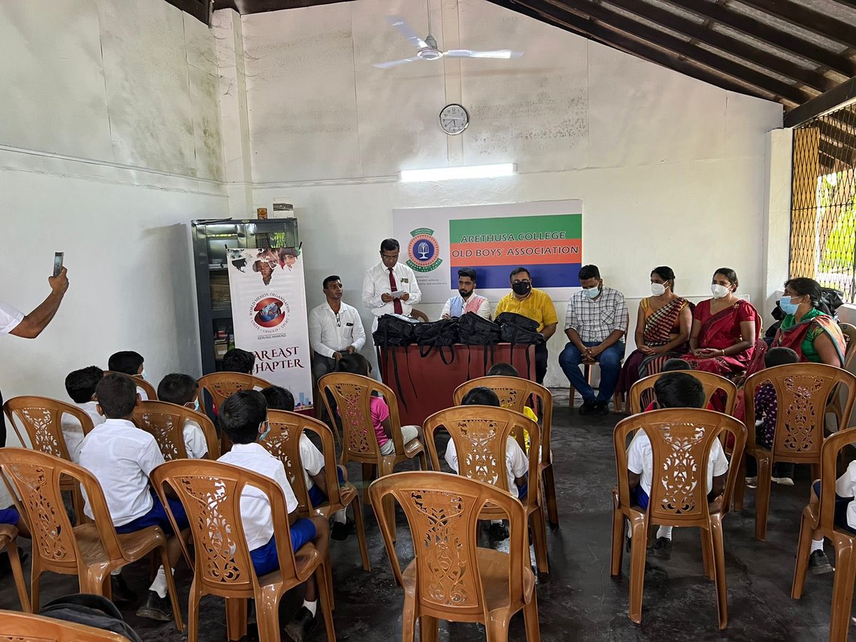 wmoworld's tweet photo. WMO Far East Chapter distributed school stationeries to the primary section students of Arethusa College in Colombo, Sri Lanka.
As many students are affected by the ongoing pandemic and parents are finding it difficult to purchase their children’s school books etc.
#wmofc https://t.co/xxnejgVfsV