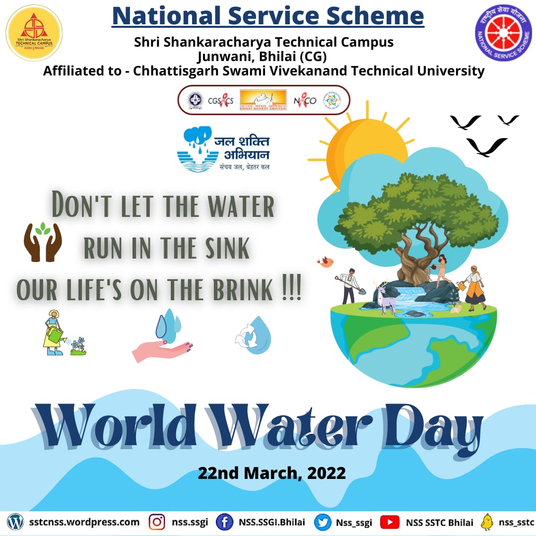 Nss_ssgi's tweet photo. Jai Hind🇮🇳
#WorldWaterDay is held annually on #22march as a means of focusing attention on the importance of #Freshwater &amp; advocating for the #sustainablemanagement of #Freshwaterresources. 

@YASMinistry
@_NSSIndia
@NSSRDBhopal
@askabir_
@SamarendraS21
@dr_dsraghu
@ConnectingNss https://t.co/5sz26RvS6p