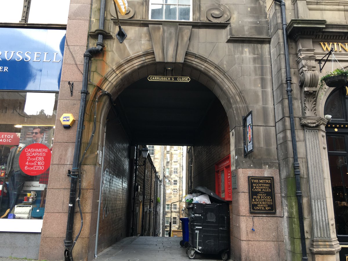 On 8 November 1736, Scotland's first theatre formally opened, on Carrubber's Close in Edinburgh's Old Town. It had been established by the poet and librarian Allan Ramsay.

#EdinburghCulture #VisitScotland #TravelWriter