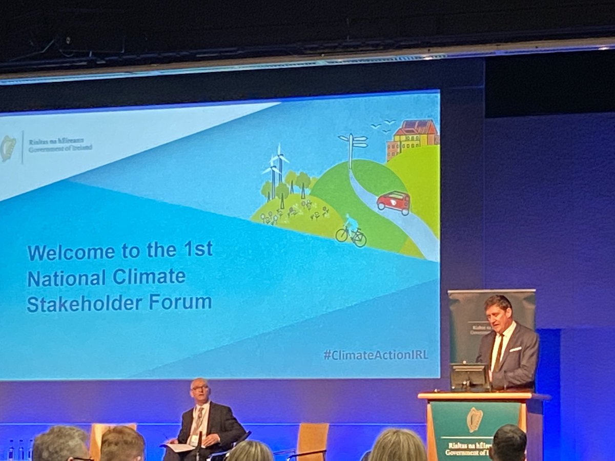 swjoconnor's tweet photo. Minister ⁦@EamonRyan⁩ opens the ⁦@Dept_ECC⁩ National Climate Forum in Dublin Castle. 200 policy makers and industry, including ⁦@super_homesIrl⁩ , discussing best approach to Climate Action https://t.co/TbNm0tjWbk