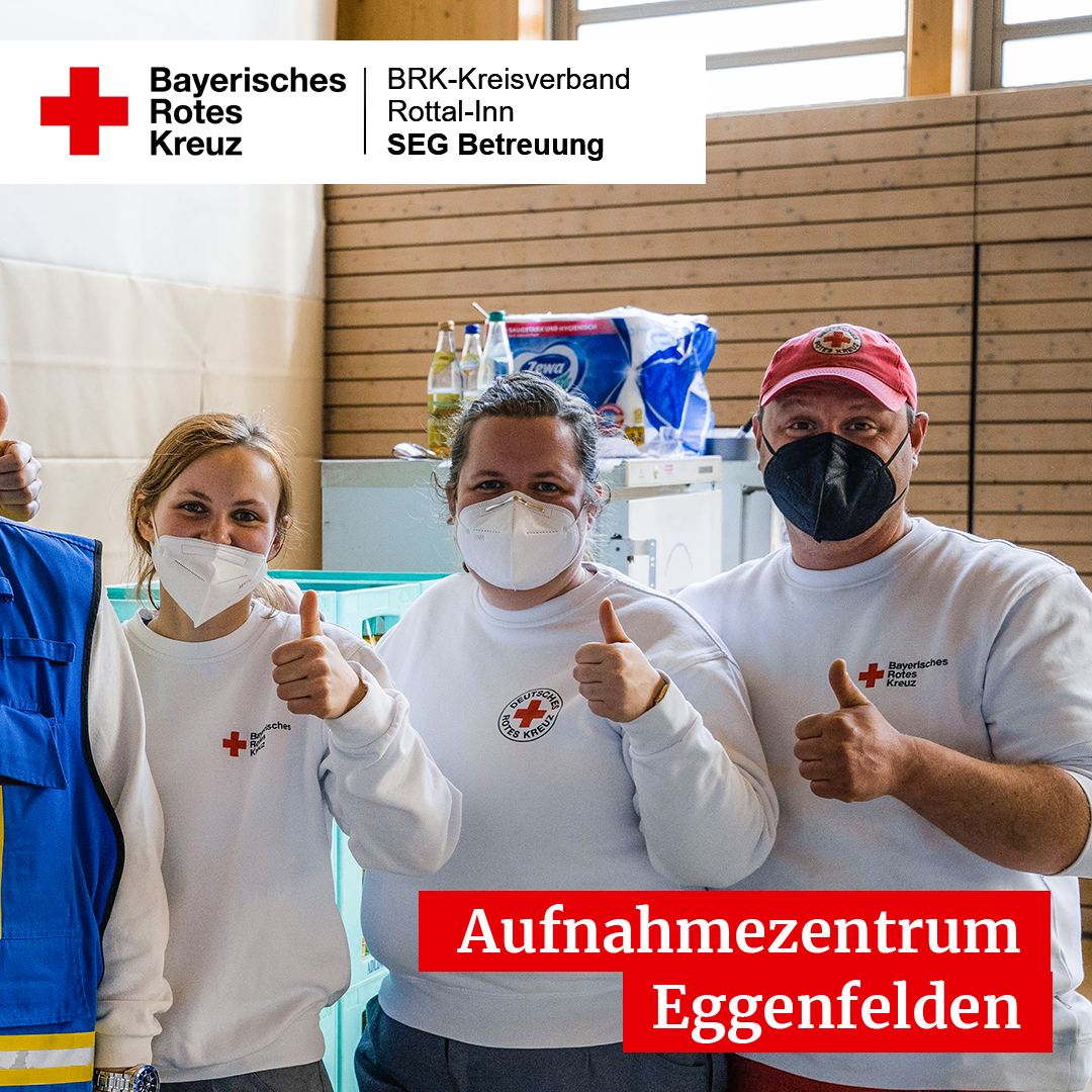 BrkRottal's tweet photo. Auch am heutigen Dienstag werden Flüchtlinge aus der Ukraine in Eggenfelden erwartet. Die SEG Betreuung des BRK-Kreisverbandes Rottal-Inn übernimmt ehrenamtlich die Verpflegung der Schutzsuchenden.

#ehrenamtehrensache #brk #rottalinn #eggenfelden #ukraine https://t.co/7PvXKH1yOH