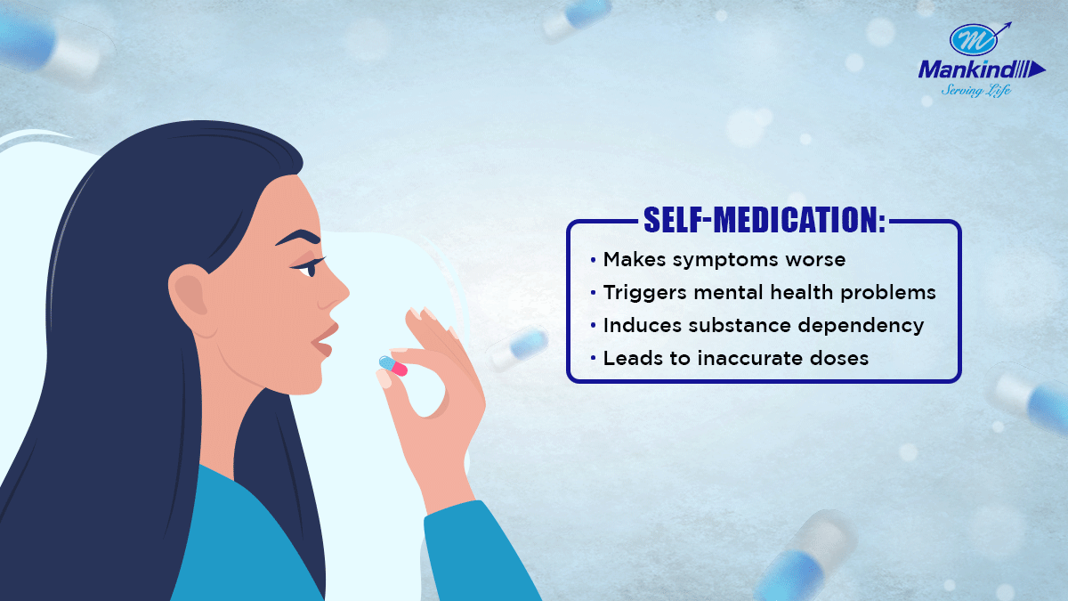 Pharma_Mankind's tweet photo. Do you know self-medication can lead to drug addiction, allergy, habituation, worsening of the ailment? Say no to self-medication, always refer a doctor for better diagnosis.
#MankindPharma #ServingLife #AvoidSelfMedication https://t.co/vTRBW2xiBt