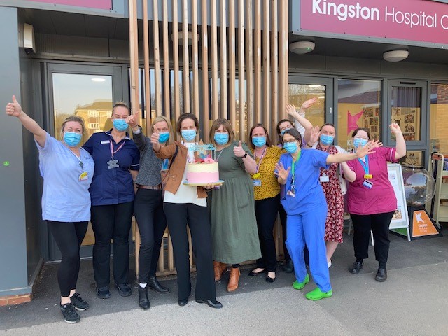 Kingston Hospital Charity (@khftcharity) on Twitter photo Congratulations to <a href="/maternity_team/">Kingston Maternity</a> at @KingstonHospNHS who have been voted best maternity service in London. Thanks to the amazing Tess from Take a Cake and @RBKares who baked this stunning celebratory cake. #winners #winners Congratulations to <a href="/maternity_team/">Kingston Maternity</a> at @KingstonHospNHS who have been voted best maternity service in London. Thanks to the amazing Tess from Take a Cake and @RBKares who baked this stunning celebratory cake. #winners #winners