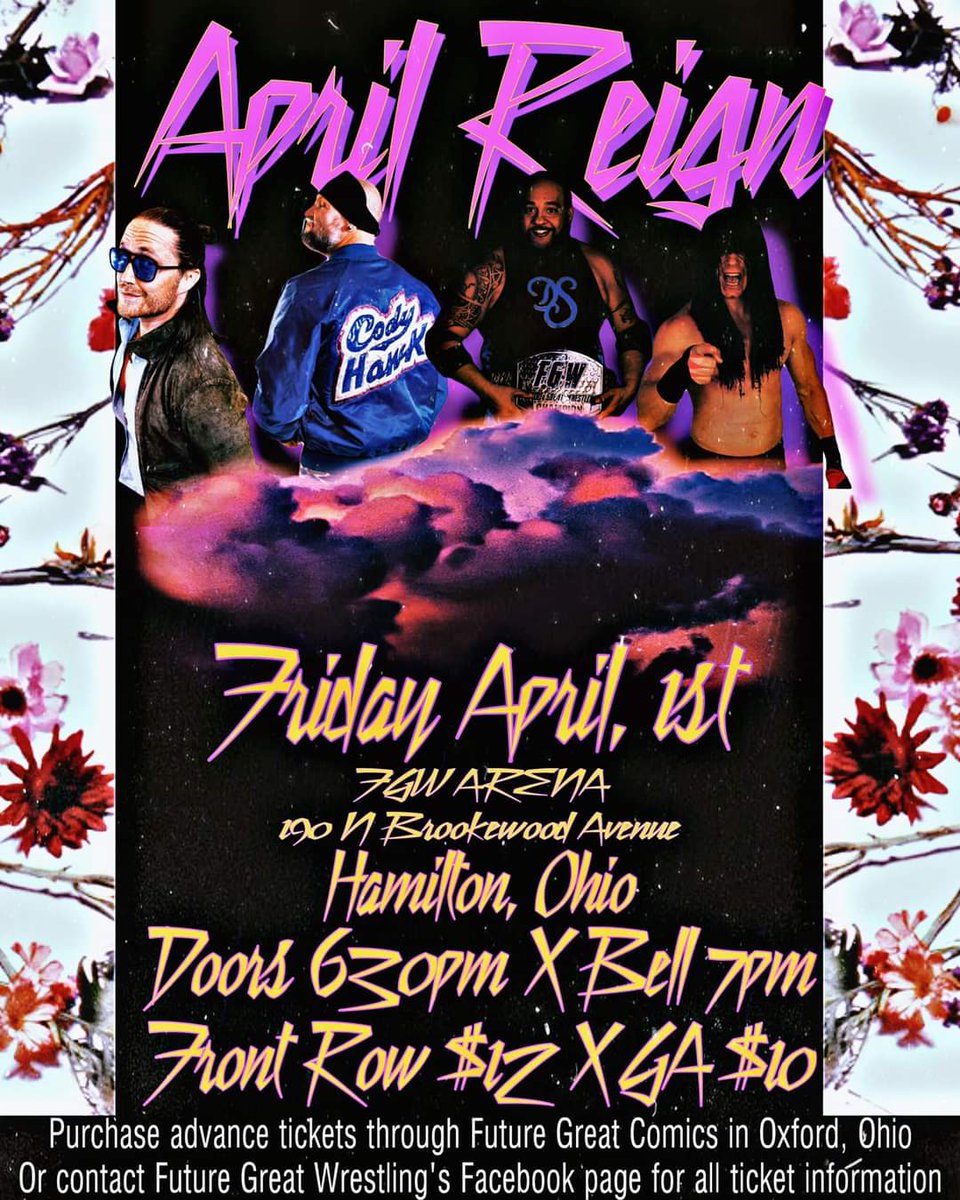 My next two up coming shows. Don't miss these shows they are going to be huge. #ref #WrestlingCommunity #WrestlingTwitter #wrestling #Cincinnati #professionalwrestling