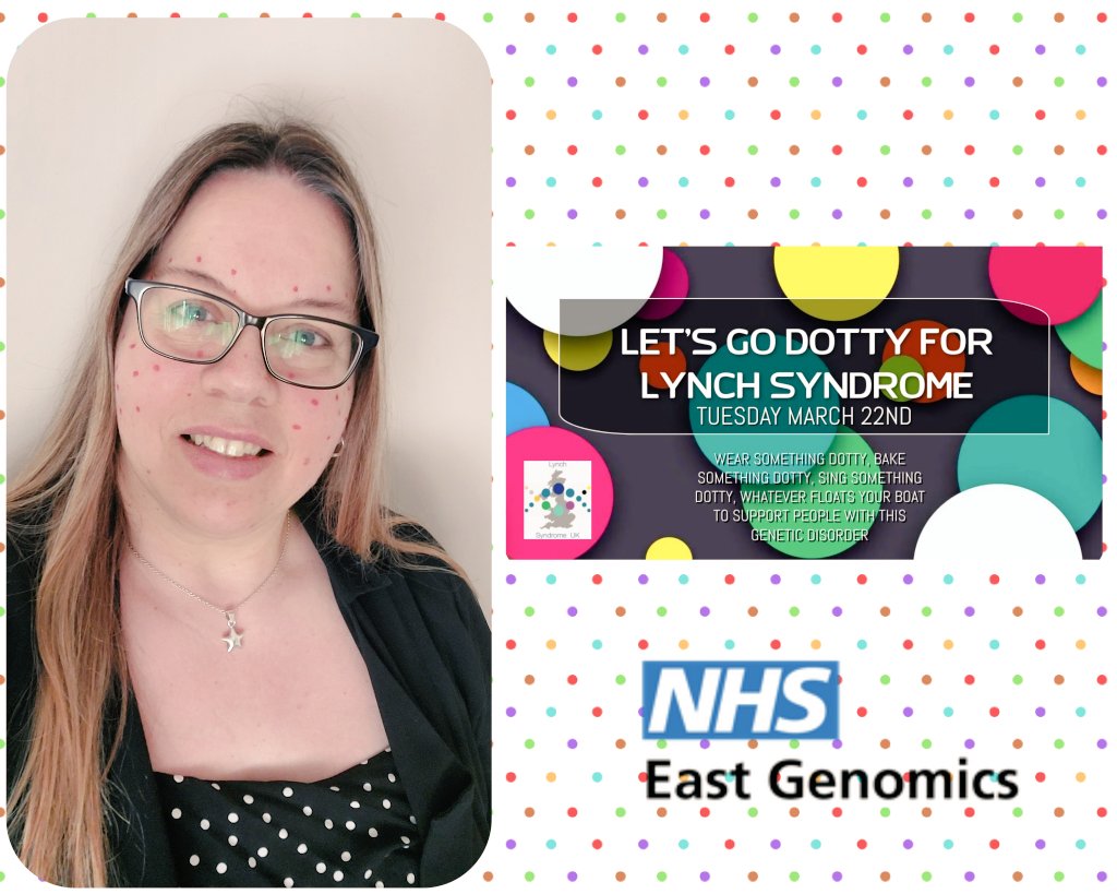 I've gone dotty today for #LynchSyndromeAwarenessDay #LetsGoDotty #Cancer @East_Genomics @NHSgms @Leic_hospital