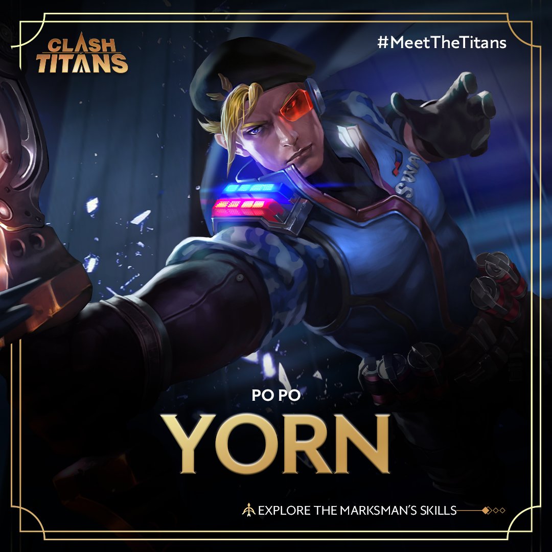 Clash of Titans on X: Strike fear in all your enemies as #Yorn shoots for  nothing less than victory in #ClashOfTitans Spotted any skins of Yorn that  you like best in the