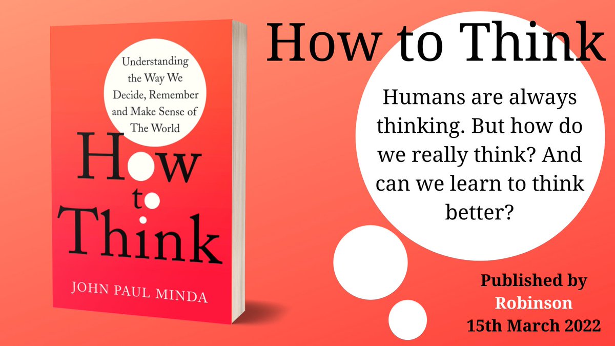 'How to Think' by @PaulMinda1 is now available in North America, and you can order from wherever you like to buy books!