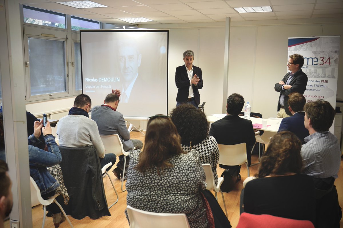 Très heureux d’avoir présenté les contours du Plan Indépendants à la soirée éco’ de la <a href="/CpmeHerault/">CPME Hérault</a>.

Du concret pour les 2,9 millions d’indépendants de France avec un statut plus simple et plus protecteur.

Merci @chevalierbenja1 pour l’organisation et l’invitation.