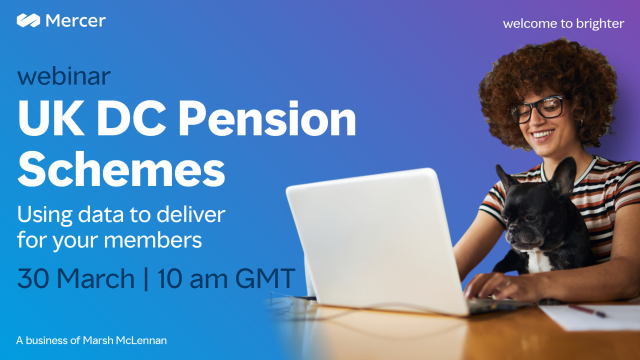 Join our 30 March #webinar to discover how DC #pensions can adopt a #data-driven approach to improving member outcomes while juggling volatile investment #markets and an ever-increasing regulatory burden. #wealth #MercerEvents bit.ly/3ItqEuf
