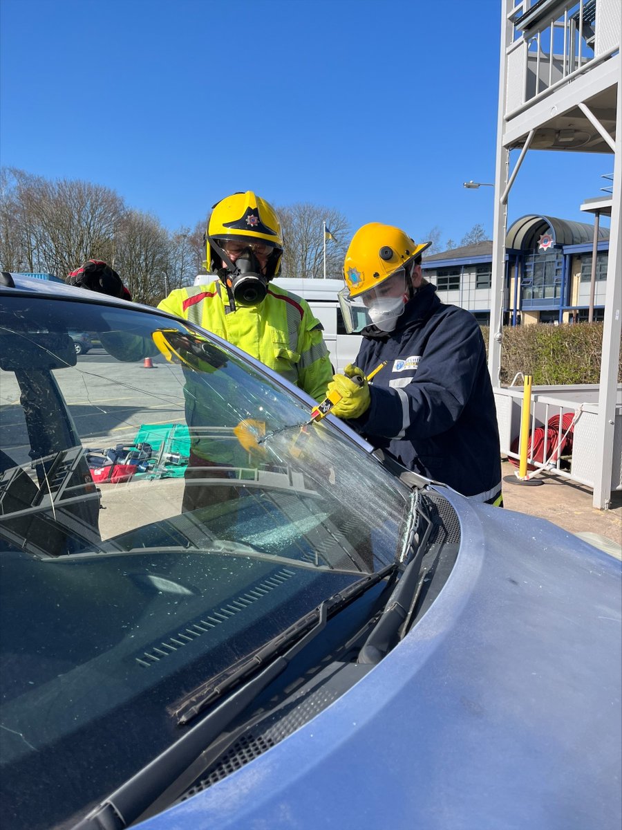 Thank you so much to the crew <a href="/WinsfordFS/">Winsford Fire Station</a> for working with our Targeted Youth Engagement Team to raise awareness around road safety. They really enjoyed getting hands on experience of cutting up a car.