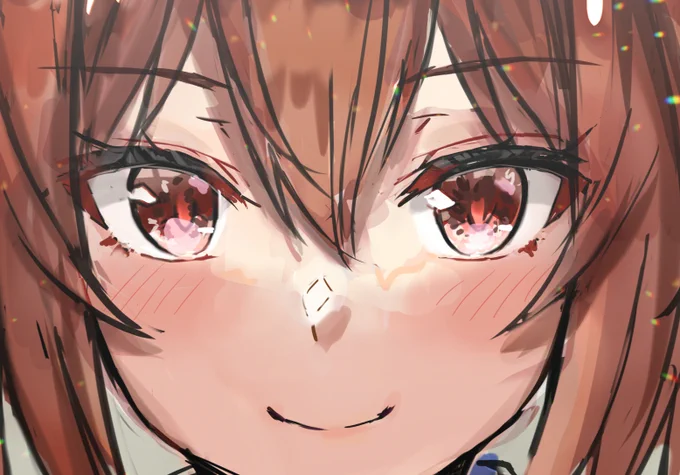 ダスカで顔の描き方調整 多分今っぽい感じだとこんなんだよな 