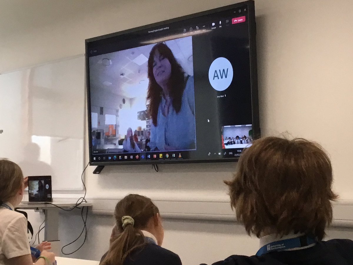 England and Norway connected via Teams! <a href="/UniNorthants/">UniofNorthampton</a> <a href="/NIA_Northampton/">Northampton International Academy</a> #dlabday3 #dlaberasmus