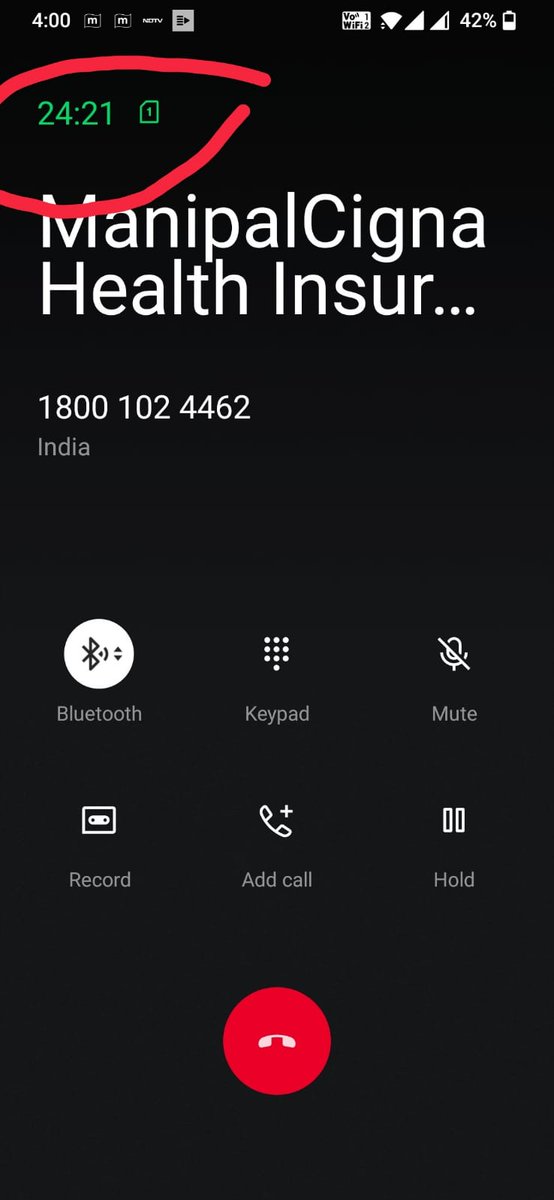 SunilGuleria84's tweet image. @ManipalCigna, Thx for such a pathetic cust service exp. On 27 Feb I hv tkn my annual health checkup &amp;amp; till date did not receive reports. Not even after raising complaints thrice. Was put on hold for 24 mins (screenshot). Will not renew my policies #CignaTTK