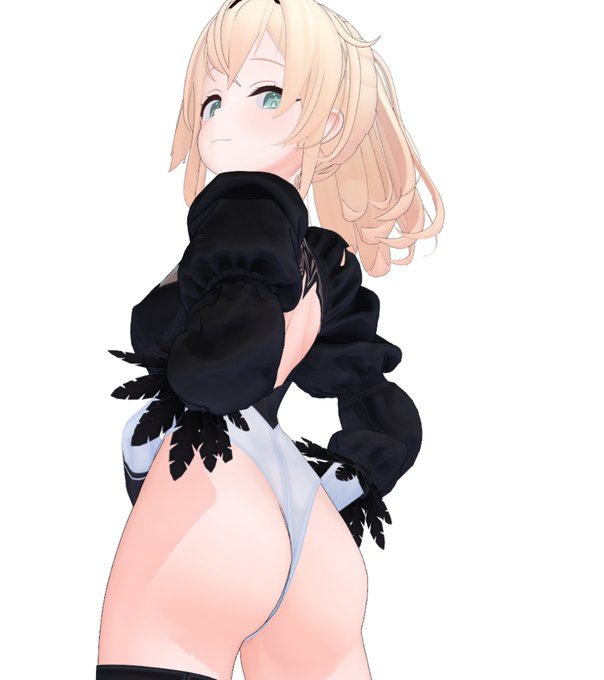 ・髪作成中
身体はこんな感じです～🤗
髪をモデリングして
UV展開して色をある程度借りでのせて
ボーン、ウェイト、物理周りを先にやって動いた時の感じを確かめました～🥳
今週に素体部分できるかな?といった感じでしょうか 