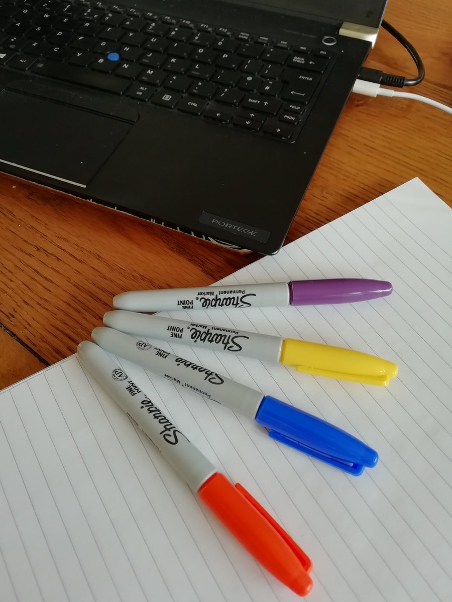Promar_Emma's tweet photo. The @Sharpie 's are out which can only mean one thing... Report structure planning! #reportwriting #loveagoodreport ���️ https://t.co/HUPyoc7Ku3