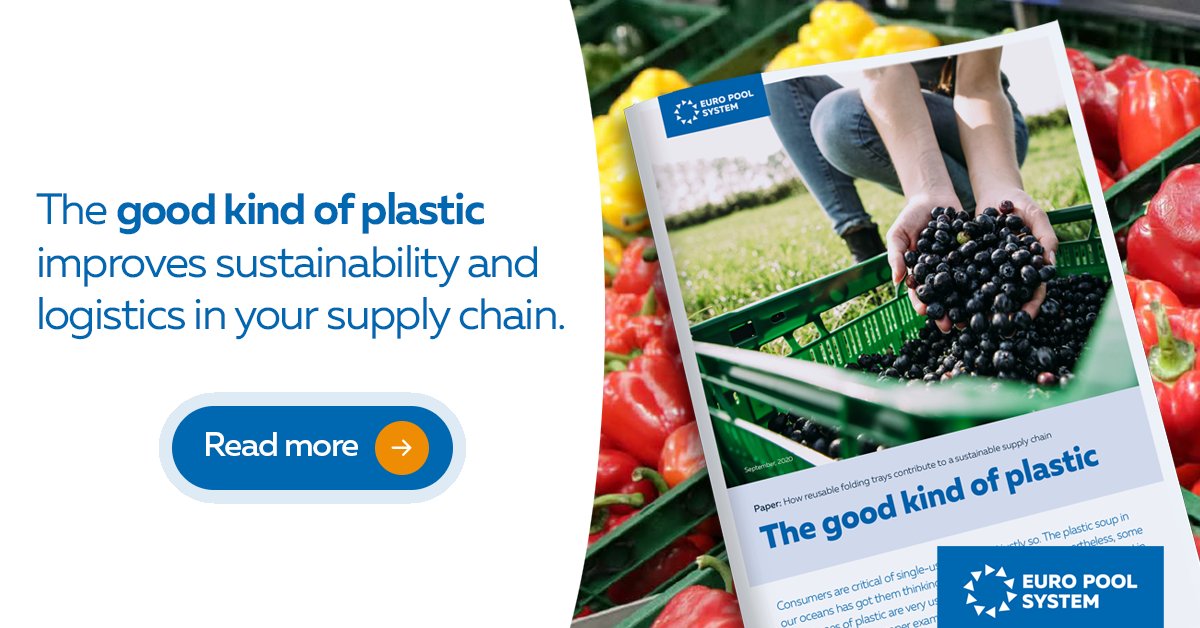 Consumers are critical of single-use plastic and rightly so!

“The good kind of plastic” examines how this durable plastic improves sustainability, and (cost)logistics in the fresh supply chain. 

Download it here: hubs.la/Q016rCRm0