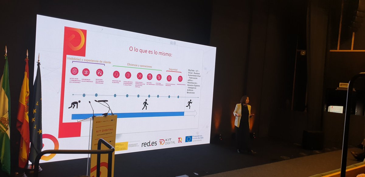 Laybet's tweet photo. Escuchando atentamente a @teresuarezm en el evento #KitDigital en #Sevilla sobre las oportunidades de mejora con #TransformacionDigital https://t.co/XbSzAmWXmS