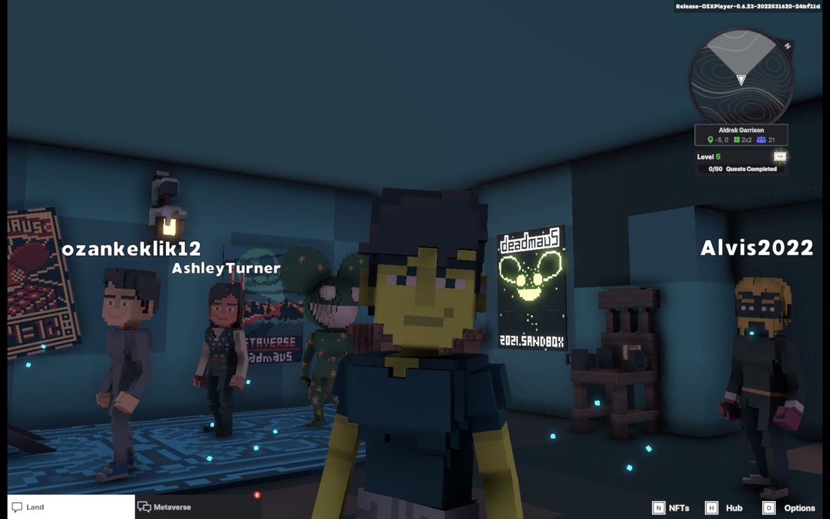 sosayynft's tweet photo. @TheSandboxGame @deadmau5 HI I just participated in the daily #SandboxAlphaS2Contest for a chance to earn up to 1,000 $SAND! Starting March 17 - Selfie with Deadmau5. Check out my screenshot below!
👇 #SandboxAlphaS2 https://t.co/zEdLiSB8T8