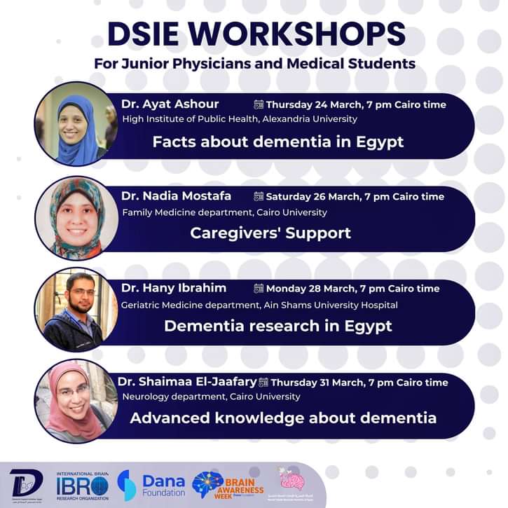 Mariamalwerdani's tweet photo. So excited to announce the first awareness workshop in Dementia Support Initiative in Egypt ( DSIE) as part of the activities of #BrainAwarenessWeek
#dementia #Awareness #Egypt #MENA https://t.co/t03ngEgiUG