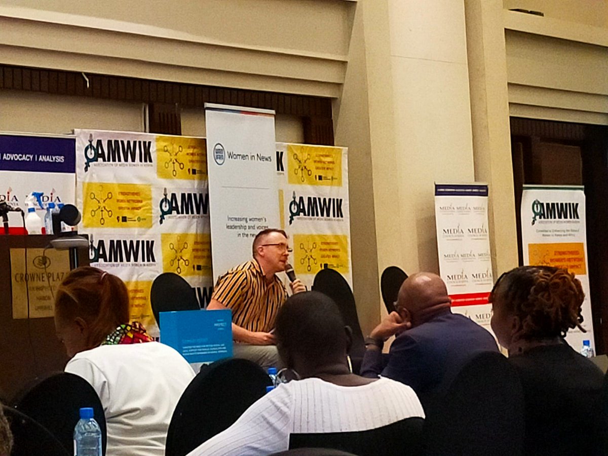 Even though journalists are documentors, rarely do they write stories that affect them ~Tom Rhodes, @article19eafric  

#AMWIKat40
#HongeraAMWIK 

@estherkiragu19 @Lnj22 @LourdesWalusala @AMWIK @Judiekaberia