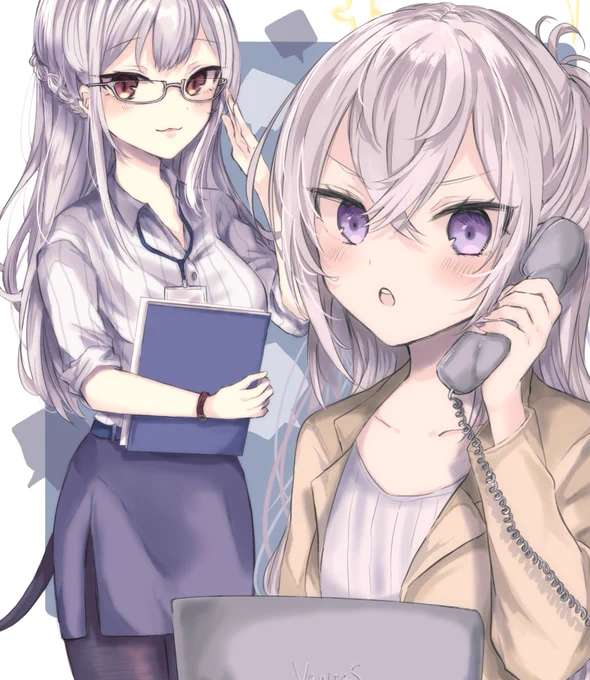 弊シャ(ーレ)に永久就職して……
#ブルアカ 
