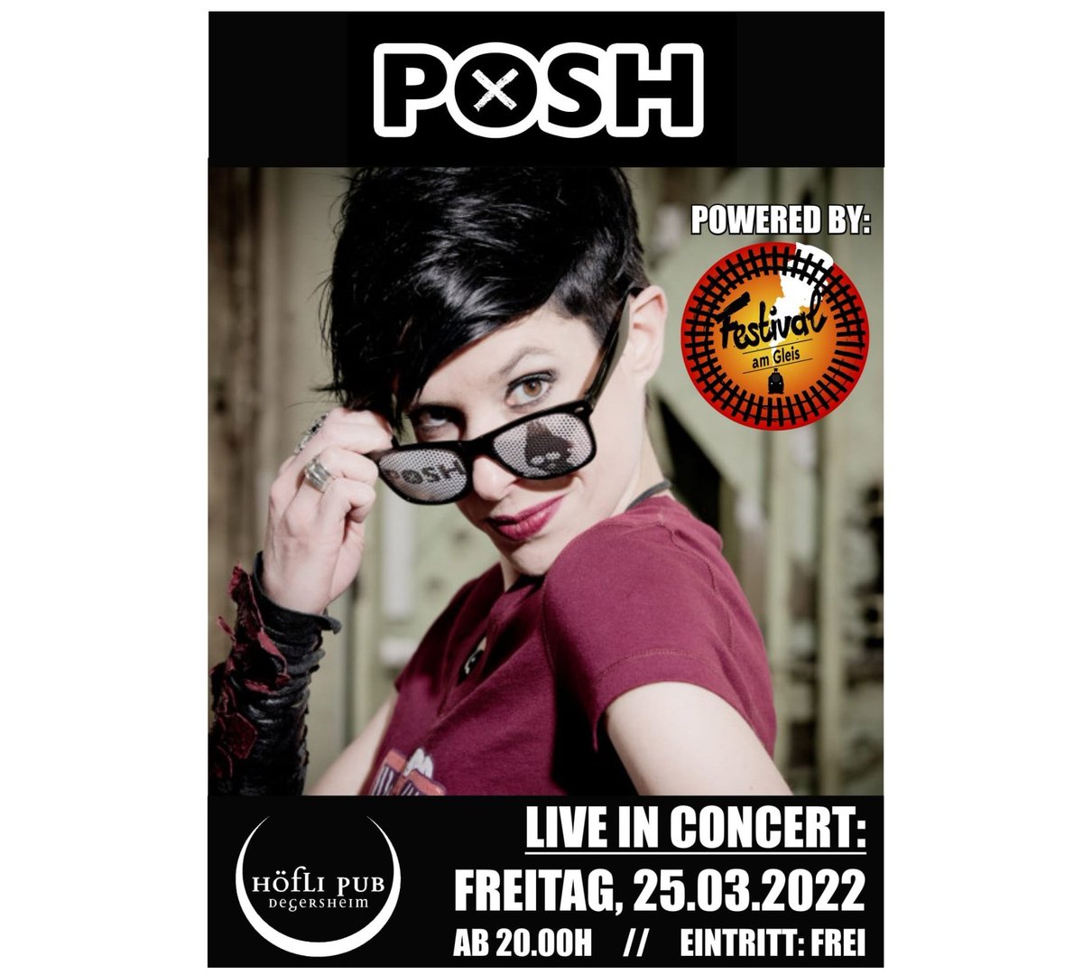 Freuen uns aufs #Konzert 😁💥 Diesen Freitag, 25. März im Höflipub CH-Degersheim / 20Uhr #unpluggedshow #acoustic #rockmusic #AlternativeRock 
Powered by Festival am Gleis ♡
posh.ch