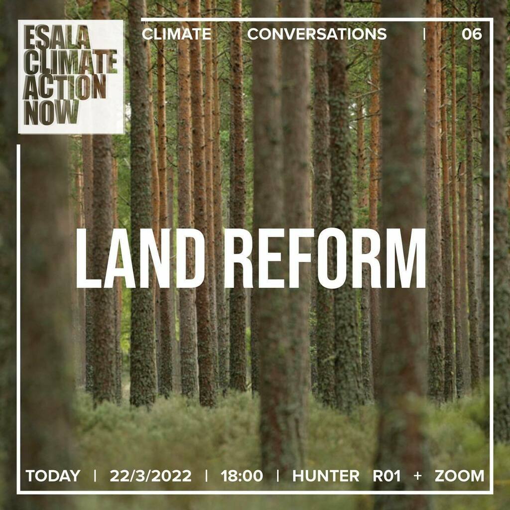 We will be hosting the 6th Climate Conversation TODAY, March 22nd at 18:00-19:00 in Hunter R01 and online via Zoom.

Meeting ID: 861 5312 9017
Passcode: A91cz0Dq

Joining us are Maggie Fyffe of the Eigg Heritage Trust and Jon Hollingdale of Community… instagr.am/p/CbZv7u1MJQF/