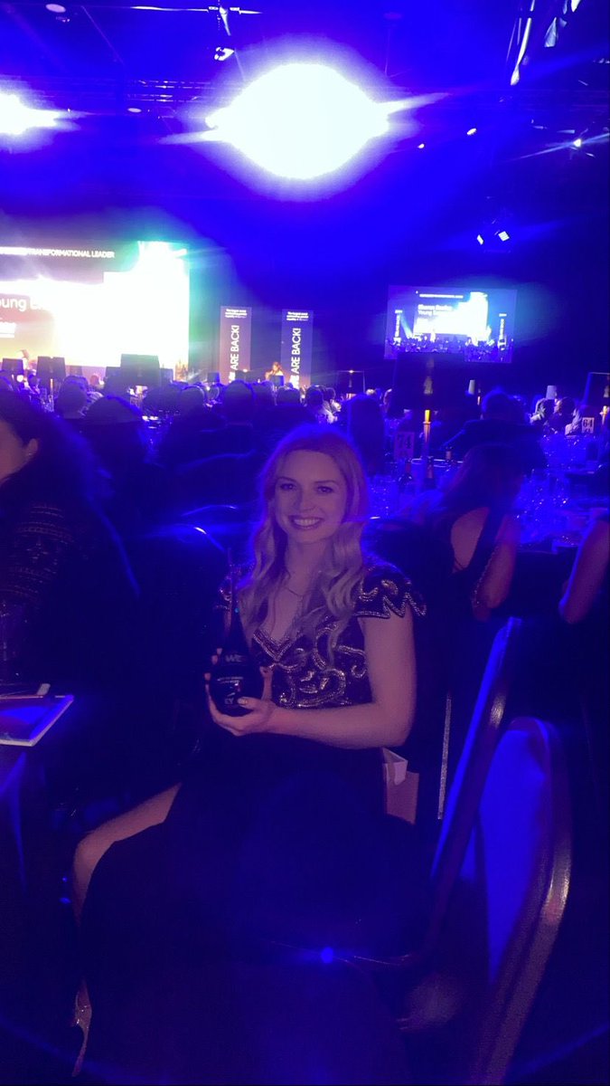 LittleLoraWood's tweet photo. I’m still in total shock and can’t think of anything profound to say right now. But what an incredible evening at the @NorthPowerWomen Awards alongside so many inspirational people. So overwhelmed, honoured and grateful to win the Agent of Change Award 🌟🙌🏼 #WeArePower #ForSheila https://t.co/YKGJzbPqJF