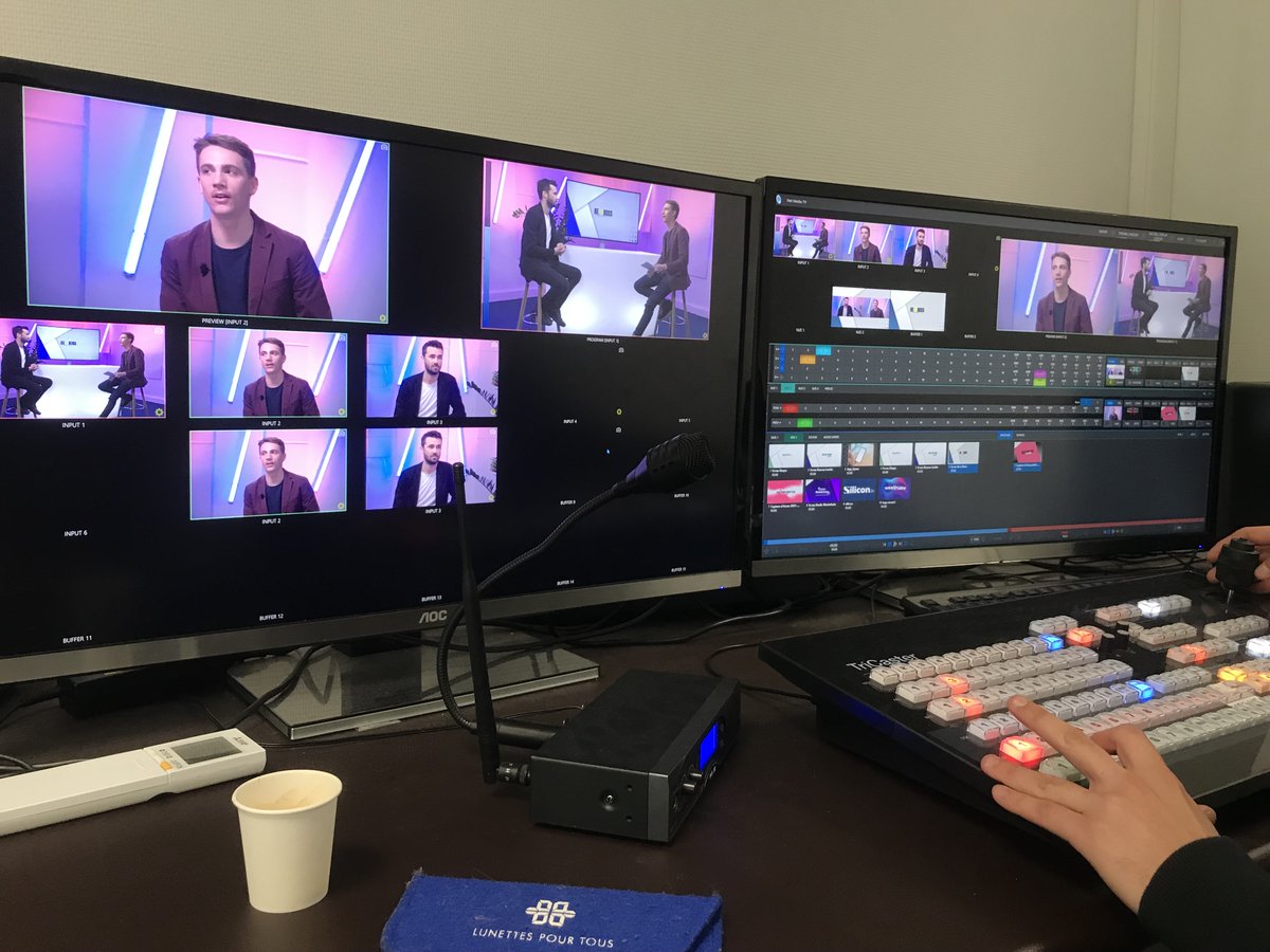 NewsVideoinside's tweet photo. Nouvelle série de tournages pour les webtv de Netmedia, avec des émissions pour #beaboss, #ekopo. https://t.co/HNDumfZydp