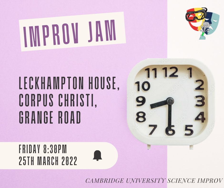 March Jam this Friday!! Grab your tickets now 🤩

If you've some improv experience, do join us on stage, warm-up starts at 7:30pm 🥸

Tix: eventbrite.com/e/improv-jam-s…