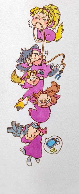「シ,ュ,イ,チ,ロ,ーーーー💢💢💢
  キ,ハ,チ,ロ,ーーーーー💢💢💢」 
