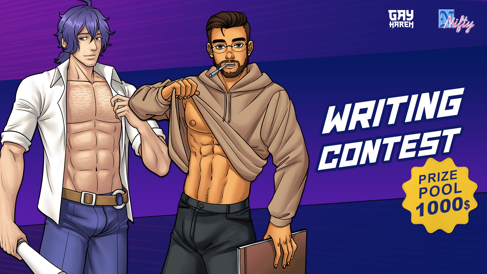 Creative Heroes of the world, 

Gay Harem has teamed up with the awesome people at Nifty (https://t.co/fZetvpgtQ0)