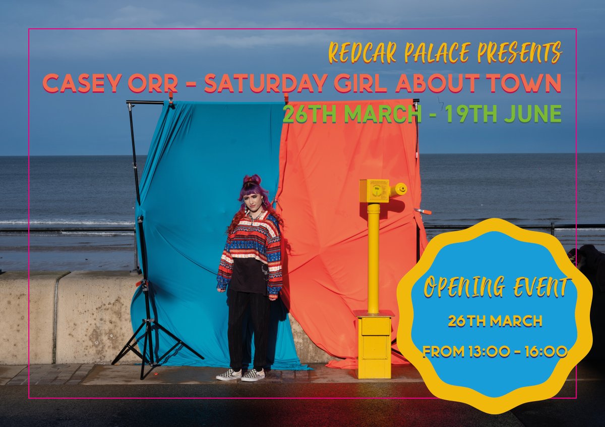 This Saturday 26th March, we open our new exhibition, Casey Orr: Saturday Girl About Town. It explores how young folks are reclaiming the high street in this post-pandemic era through a series of newly commissioned portraits. We would love to see you there between 1-4pm.