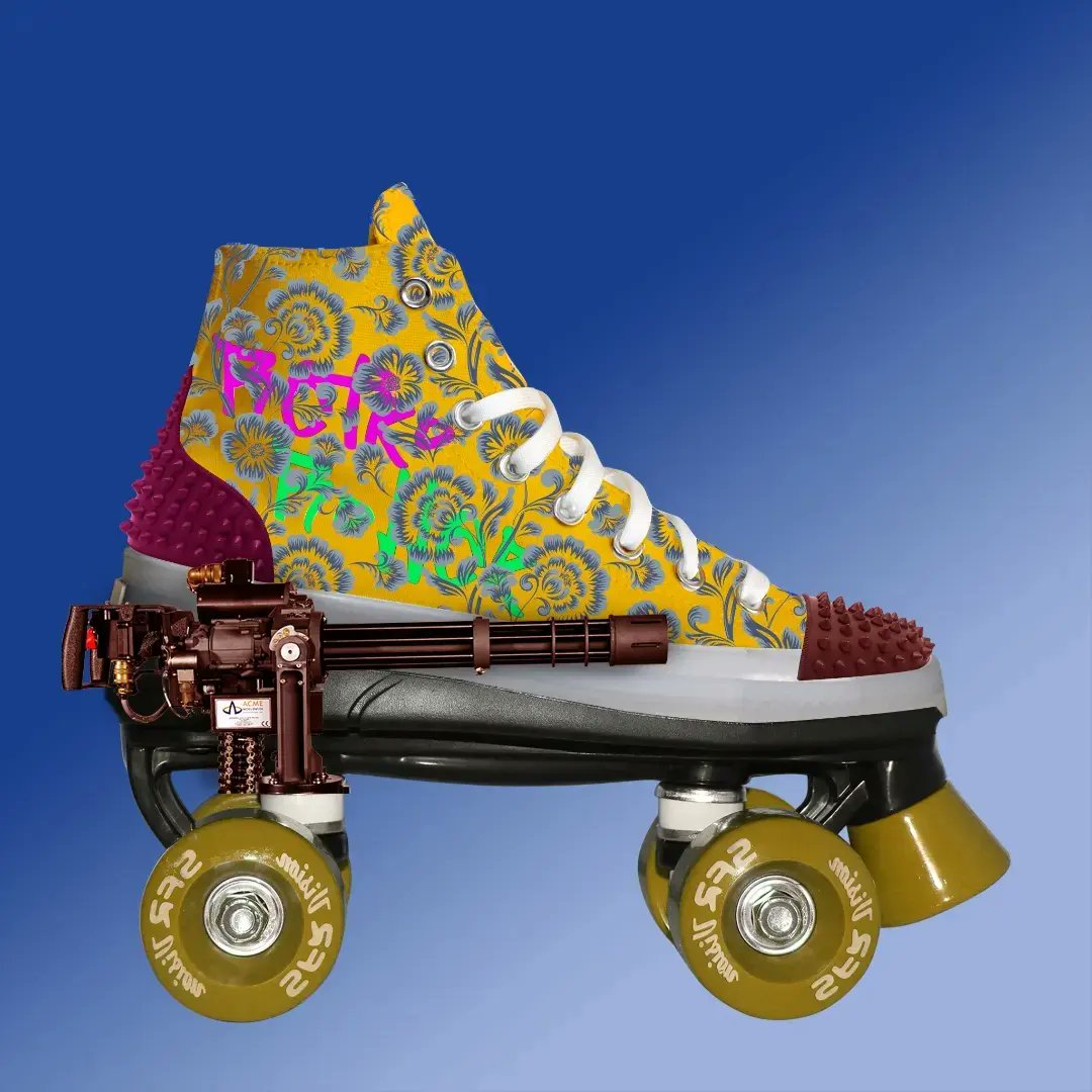 NexGenMultimed1's tweet image. The first 100 Retro Roller Wheels are available on @opensea
Retro Roller Wheels NFT collection by NexGen is a limited collection of 800 Roller Skates with hundreds of unique attributes. The Retro Roller Wheels NFT collection is inspired by 1980s culture #opensea #nftcollection