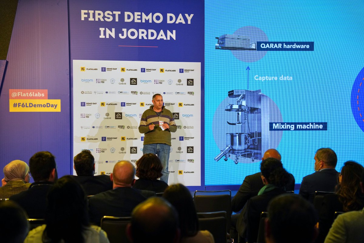Flat6Labs's tweet photo. A recap of our 1st Demo Day in Jordan where after months of hard work, our #startups delivered their final pitch and met with industry #leaders, #investors, and potential #business partners! 

#F6LDemoDay #Tech #Innovation #AcceleratingTheFuture https://t.co/IrP68BKnsH