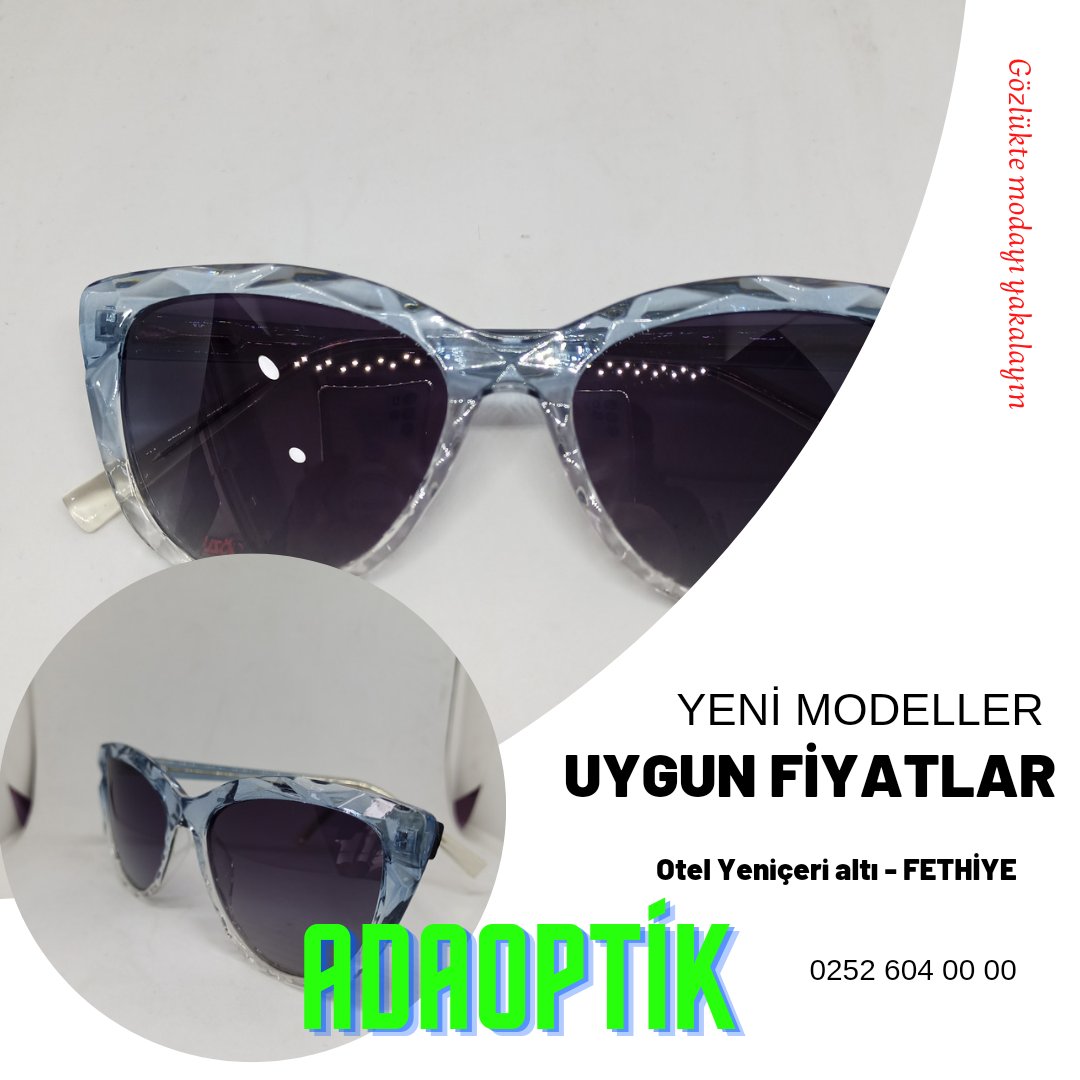 optikveoptik's tweet photo. Yeni modeller, uygun fiyatlar için bize uğrayın #adaoptik #güneşgözlüğü #yenisezon #kampanya #zenginçeşit https://t.co/nPqNh5M8i7