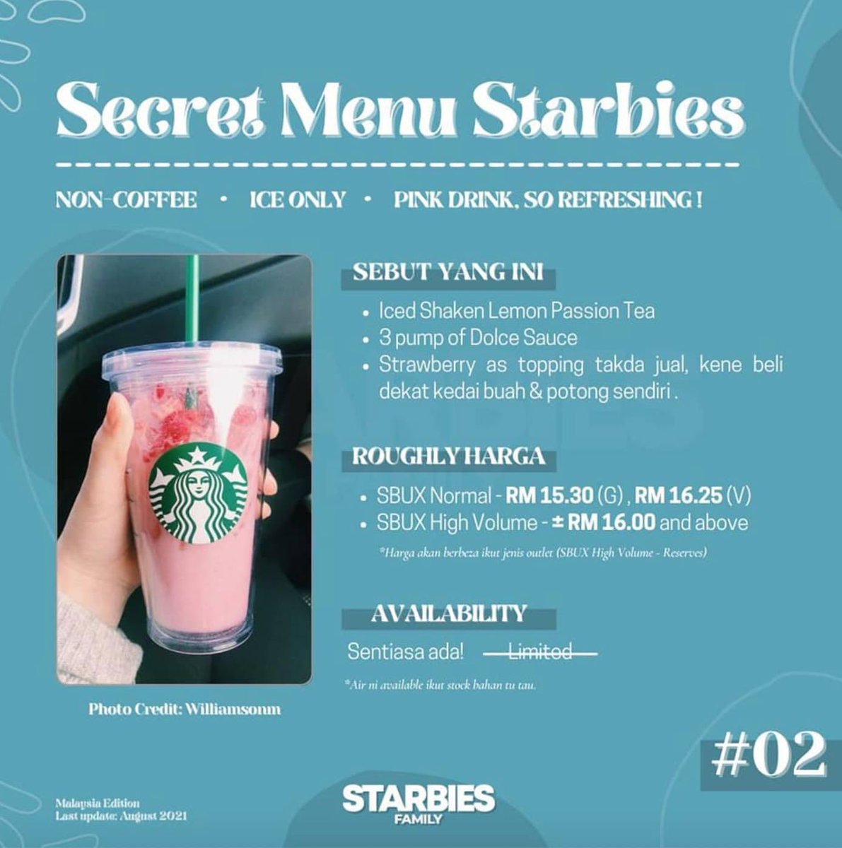 JalanCutiSantai's tweet photo. Selalu pening nak order apa kat Starbucks? Nah, korang try lah order menu-menu ni

Gerenti sedaappp!! https://t.co/p9REA4BO5z