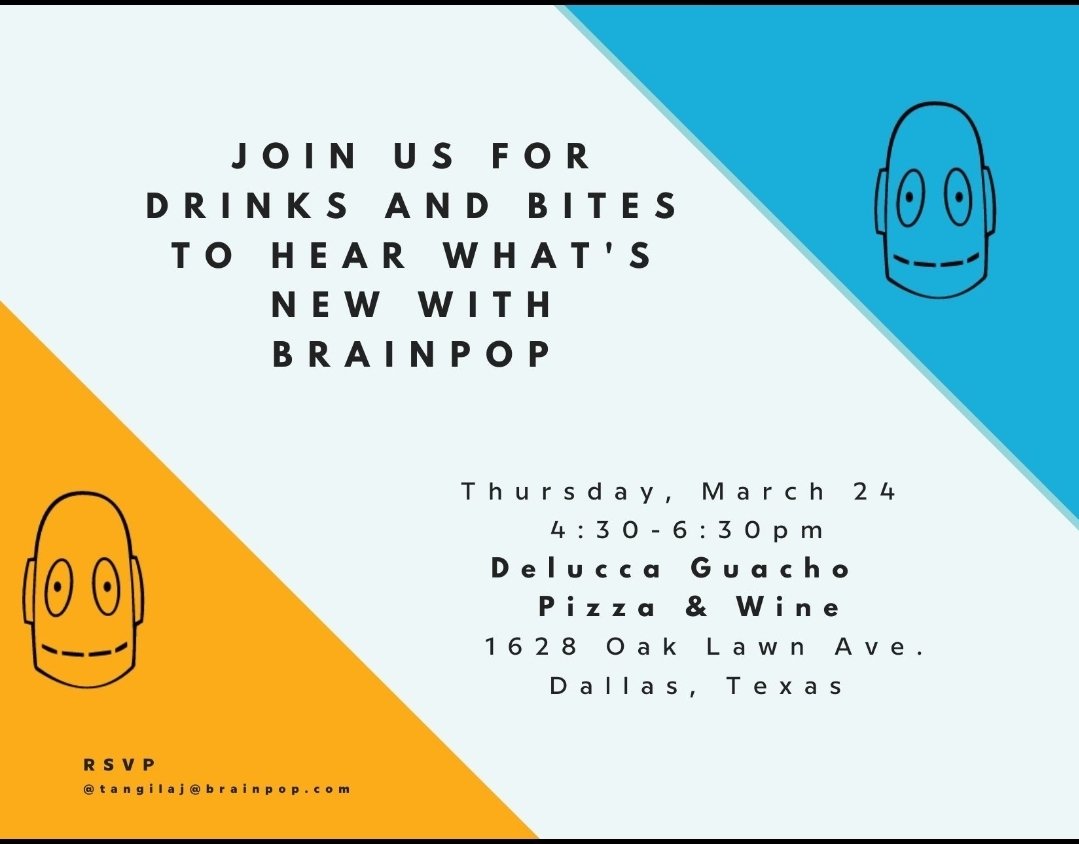 tangij's tweet photo. March Madness and Brainpop Free Event! https://t.co/jVFvWjhVhh