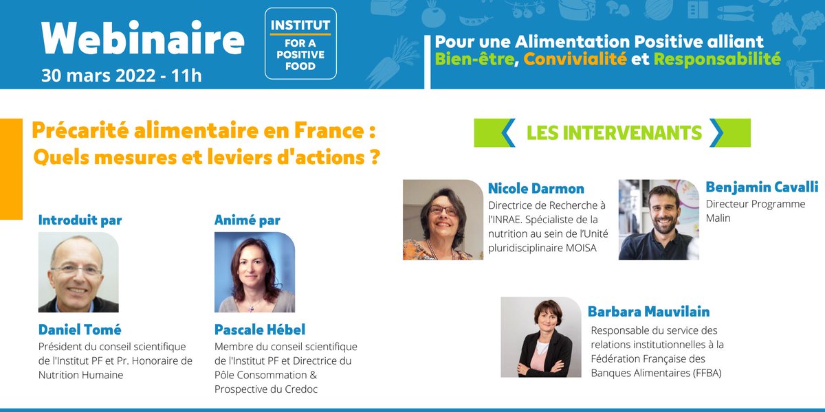 In_PositiveFood's tweet photo. 𝗦𝗮𝘃𝗲 𝘁𝗵𝗲 𝗱𝗮𝘁𝗲 !
J-9 
📌 RDV le 30 mars à 11h notre webinaire "𝗣𝗿𝗲́𝗰𝗮𝗿𝗶𝘁𝗲́ 𝗮𝗹𝗶𝗺𝗲𝗻𝘁𝗮𝗶𝗿𝗲 𝗲𝗻 𝗙𝗿𝗮𝗻𝗰𝗲 : 𝗾𝘂𝗲𝗹𝘀 𝗺𝗲𝘀𝘂𝗿𝗲𝘀 𝗲𝘁 𝗹𝗲𝘃𝗶𝗲𝗿𝘀 𝗱'𝗮𝗰𝘁𝗶𝗼𝗻𝘀 ?"
Inscription 👉 https://t.co/fxzHXxn4LB

@BenjaminCavalli 
@PascaleHebel https://t.co/Y4u4I3nGa9