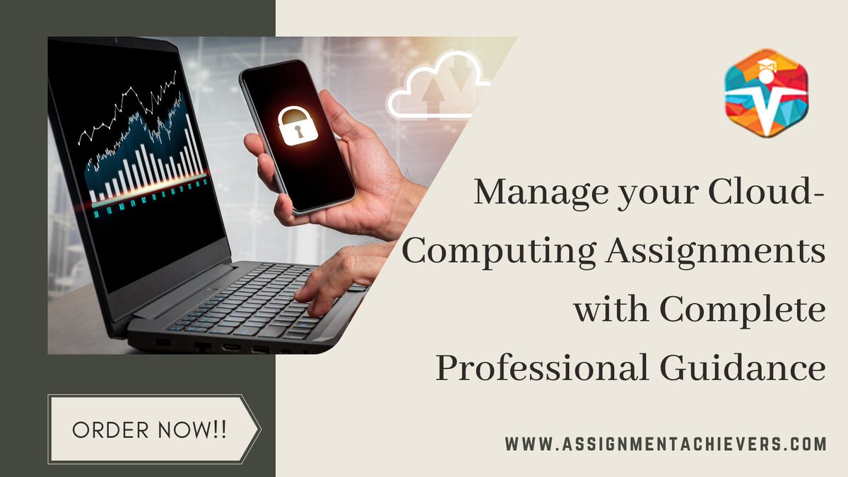 assignmenteam's tweet image. Get your cloud-computing assignments done by a professional technical team of experts to avoid errors. We are providing 100% error-free assignments.
Order Now: bit.ly/3ip9un5
#assignmentachievers #cloudcomputingassignments #technicalassignments #assignmenthelper