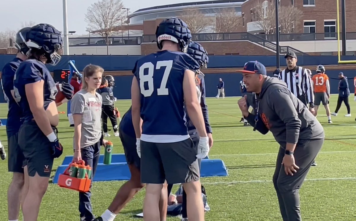 JacquieFran_'s tweet photo. FREE: Football is baaaaack.
WATCH the sights and sounds of #UVA football's first spring practice - Tony Elliott's first practice as Virginia's head coach.
https://t.co/BqlHdXZTTR https://t.co/2OOX29vzgx