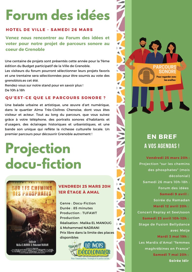 AMALGrenoble's tweet photo. La newsletter de mars d'Amal est arrivée ! https://t.co/kt61dGVsF9