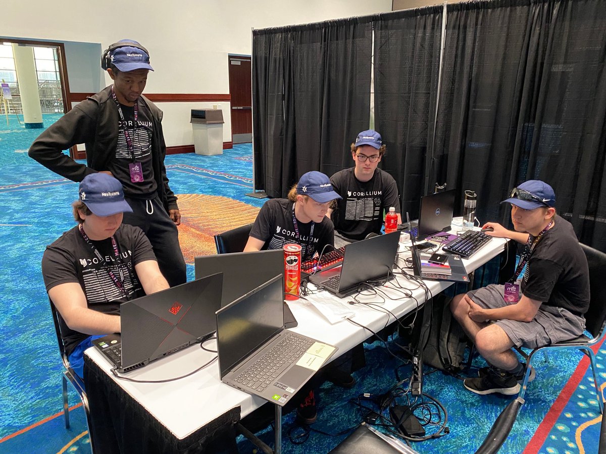 signal9_club's tweet photo. First day down! Lot of learning and hard work. Thanks @CorelliumHQ for the impromptu uniforms! https://t.co/ExyuufIBF8