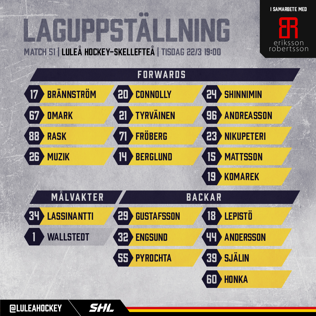 2022-03-22, SHL-match 51, Luleå - Skellefteå FOd0DU9XEAAuNWa?format=jpg&name=medium