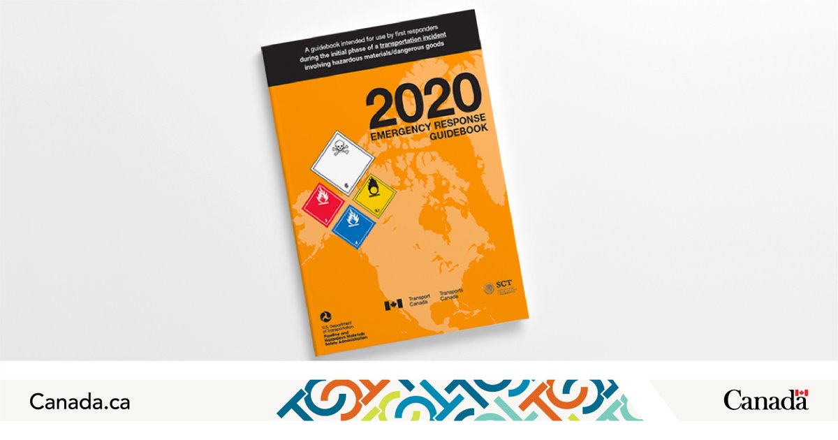Are you a first responder in Canada? 🍁 The updated Emergency Response Guidebook is available as an app on iOS and Android devices. 

Download the #ERG2020 app: ow.ly/wm2h50ImY1t #TechTuesday